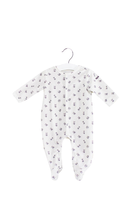 A White Long Sleeve Jumpsuits from Kaloo in size 3-6M for girl. (Front View)