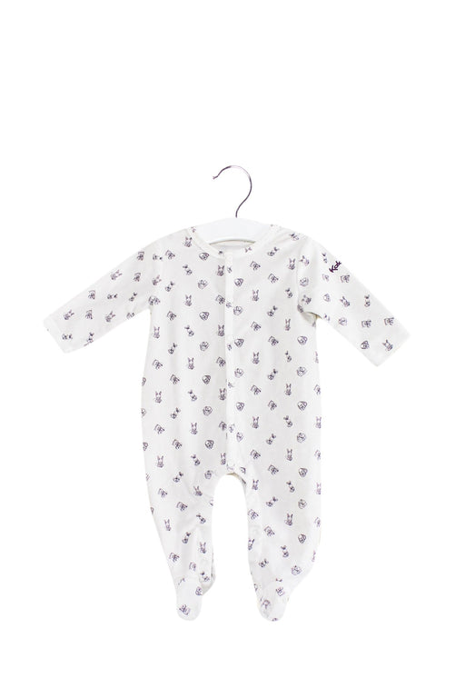 A White Long Sleeve Jumpsuits from Kaloo in size 3-6M for girl. (Front View)