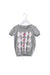 A Grey Short Sleeve Tops from Nicholas & Bears in size 4T for girl. (Front View)
