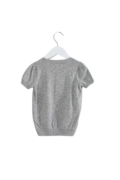 A Grey Short Sleeve Tops from Nicholas & Bears in size 4T for girl. (Back View)