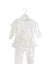 A Ivory Long Sleeve Jumpsuits from Nicholas & Bears in size 6-12M for girl. (Front View)