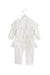 A Ivory Long Sleeve Jumpsuits from Nicholas & Bears in size 6-12M for girl. (Back View)
