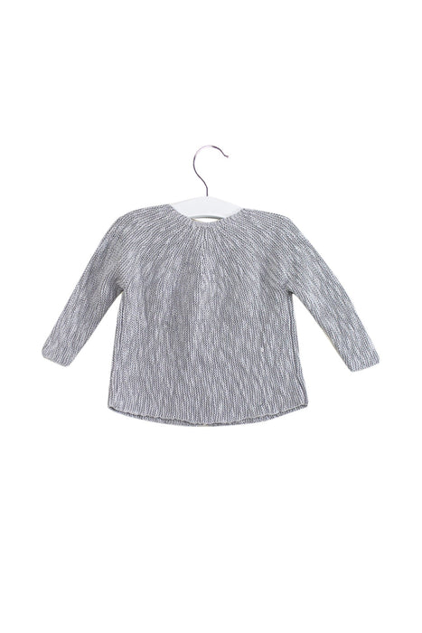 A Grey Cardigans from Seed in size 3-6M for girl. (Back View)