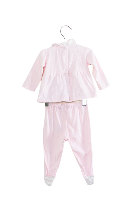 A Pink Pants Sets from Chicco in size 3-6M for girl. (Back View)