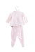 A Pink Pants Sets from Chicco in size 3-6M for girl. (Back View)