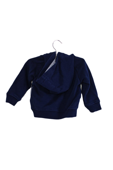 A Navy Zippered Sweatshirts from Paul Smith in size 6-12M for boy. (Back View)