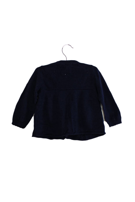 A Navy Cardigans from Monsoon in size 6-12M for girl. (Back View)