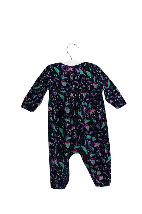 A Navy Long Sleeve Jumpsuits from Egg by Susan Lazar in size 3-6M for girl. (Back View)