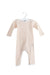 A Beige Long Sleeve Jumpsuits from Petit Bateau in size 3-6M for neutral. (Front View)