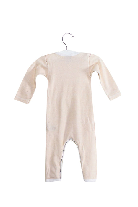 A Beige Long Sleeve Jumpsuits from Petit Bateau in size 3-6M for neutral. (Back View)