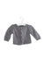 A Grey Cardigans from Château de Sable in size 3-6M for girl. (Front View)