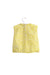 A Yellow Short Sleeve Tops from Moon et Miel Paris in size 6-12M for girl. (Back View)