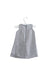 A Grey Sleeveless Dresses from Cyrillus in size 3-6M for girl. (Back View)