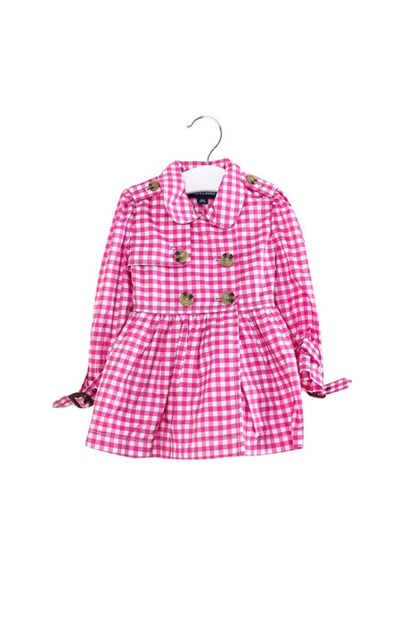 A Pink Coats from Ralph Lauren in size 12-18M for girl. (Front View)