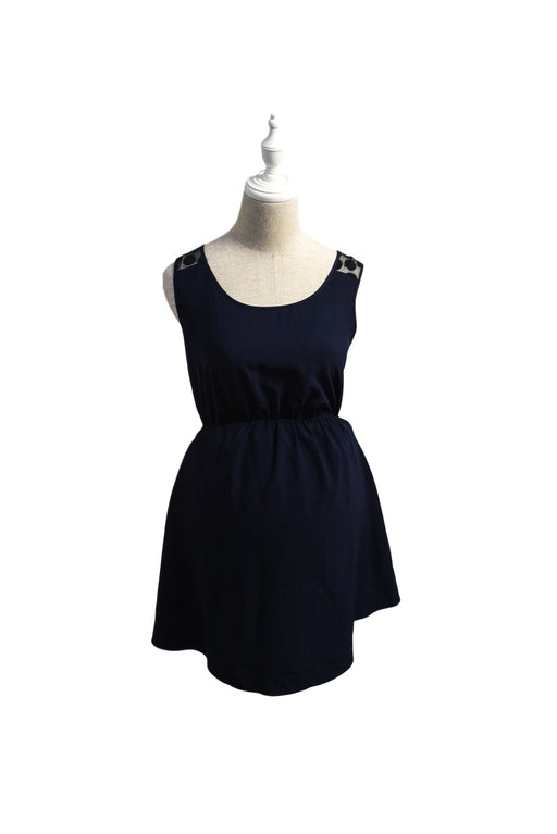 A Navy Sleeveless Dresses from Kimi + Kai in size S for maternity. (Front View)