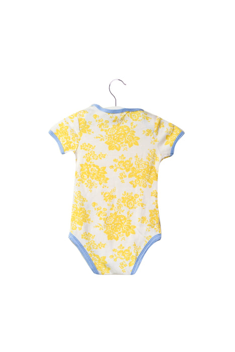 A Yellow Bodysuits from Cath Kids London in size 3-6M for girl. (Back View)