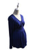 A Blue Long Sleeve Tops from Mothers en Vogue in size M for maternity. (Front View)