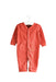 A Red Long Sleeve Jumpsuits from 7 For All Mankind in size 3-6M for neutral. (Front View)