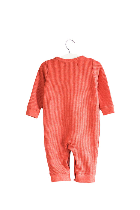 A Red Long Sleeve Jumpsuits from 7 For All Mankind in size 3-6M for neutral. (Back View)
