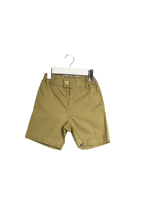 A Brown Shorts from Petit Bateau in size 12-18M for boy. (Front View)