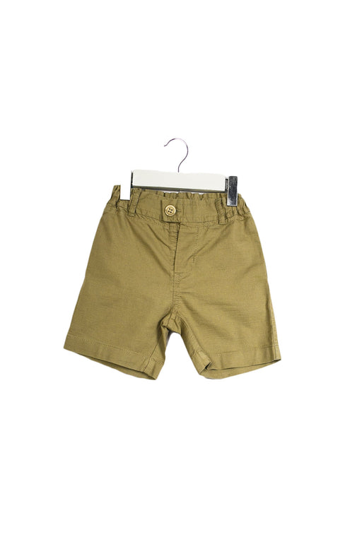 A Brown Shorts from Petit Bateau in size 12-18M for boy. (Front View)