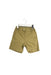 A Brown Shorts from Petit Bateau in size 12-18M for boy. (Front View)