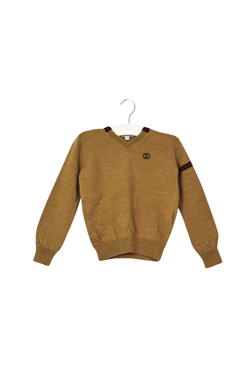 A Brown Knit Sweaters from Gucci in size 18-24M for boy. (Front View)
