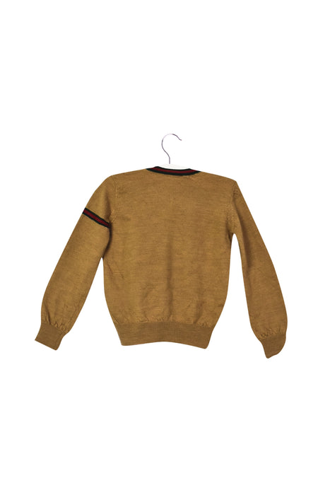 A Brown Knit Sweaters from Gucci in size 18-24M for boy. (Back View)