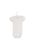 A White Bodysuits from Petit Bateau in size 6-12M for girl. (Back View)