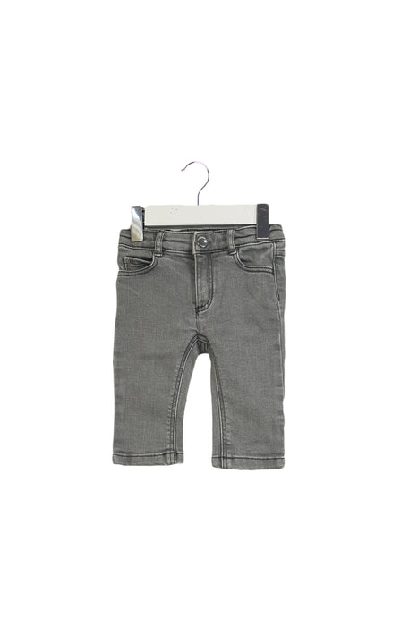 A Grey Casual Pants from Jacadi in size 3-6M for girl. (Front View)