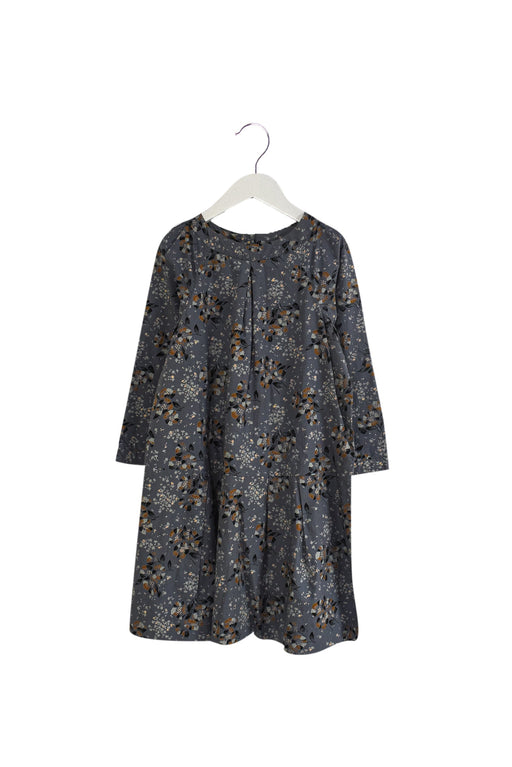 A Blue Long Sleeve Dresses from Bonpoint in size 10Y for girl. (Front View)