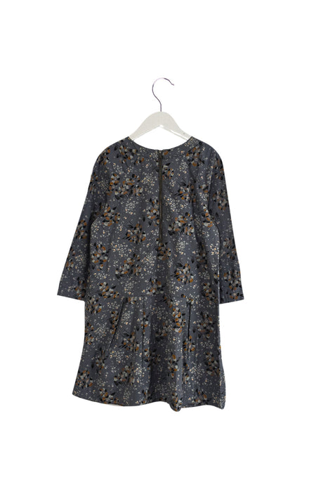 A Blue Long Sleeve Dresses from Bonpoint in size 10Y for girl. (Back View)