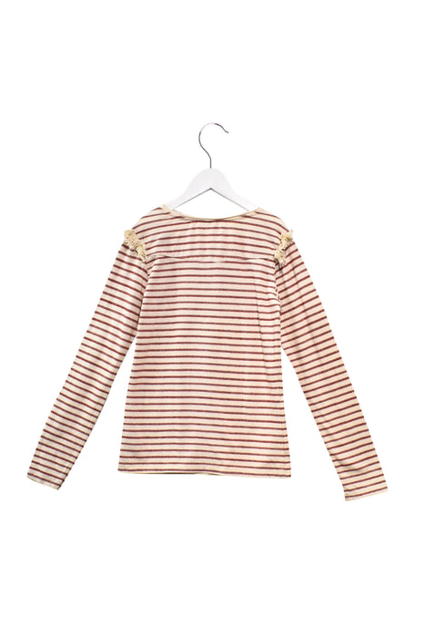 A Red Long Sleeve Tops from Scotch & Soda in size 10Y for girl. (Back View)