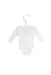 A White Long Sleeve Bodysuits from Jacadi in size 3-6M for girl. (Front View)