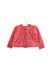 A Pink Cardigans from Tea in size 6-12M for girl. (Front View)