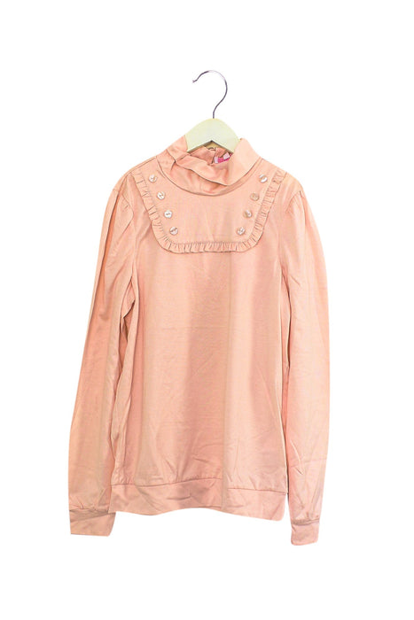 A Pink Long Sleeve Tops from Nicholas & Bears in size 14Y for girl. (Front View)