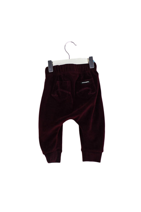 A Burgundy Sweatpants from Rock Your Baby in size 6-12M for boy. (Back View)