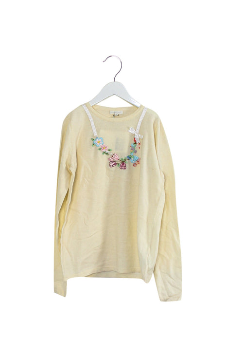 A Ivory Knit Sweaters from Nicholas & Bears in size 14Y for girl. (Front View)