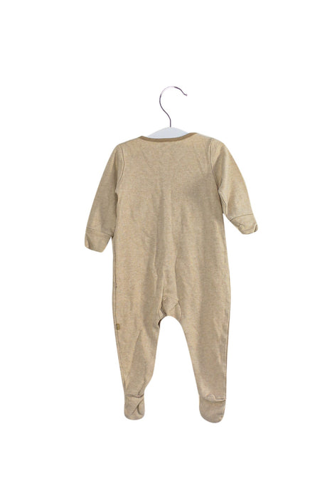 A Beige Onesies from CIGOGNE Bébé in size 6-12M for neutral. (Back View)