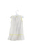 A White Sleeveless Dresses from Little Marc Jacobs in size 6-12M for girl. (Back View)