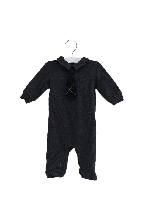 A Grey Long Sleeve Jumpsuits from Nicholas & Bears in size 6-12M for boy. (Front View)