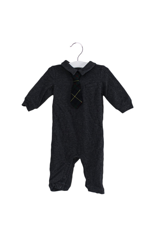 A Grey Long Sleeve Jumpsuits from Nicholas & Bears in size 6-12M for boy. (Front View)