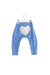 A Blue Sweatpants from Sapling in size 3-6M for neutral. (Back View)