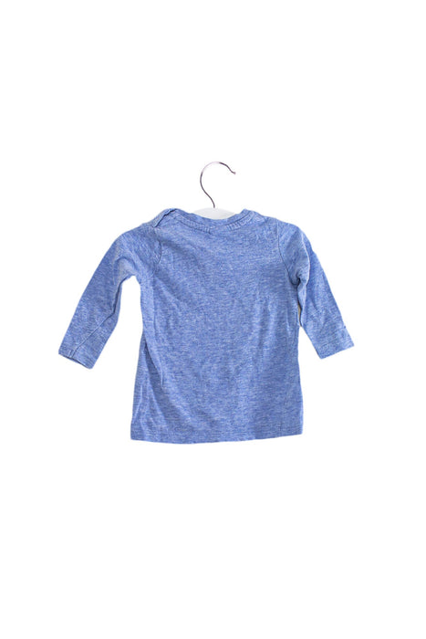A Blue Long Sleeve Tops from Seed in size 3-6M for boy. (Back View)
