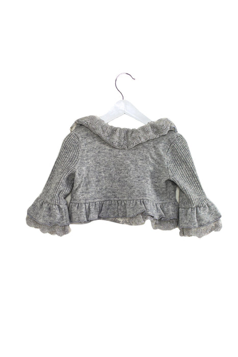 A Grey Cardigans from Nicholas & Bears in size 2T for girl. (Back View)