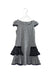 A Grey Short Sleeve Dresses from Nicholas & Bears in size 4T for girl. (Front View)