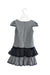 A Grey Short Sleeve Dresses from Nicholas & Bears in size 4T for girl. (Back View)