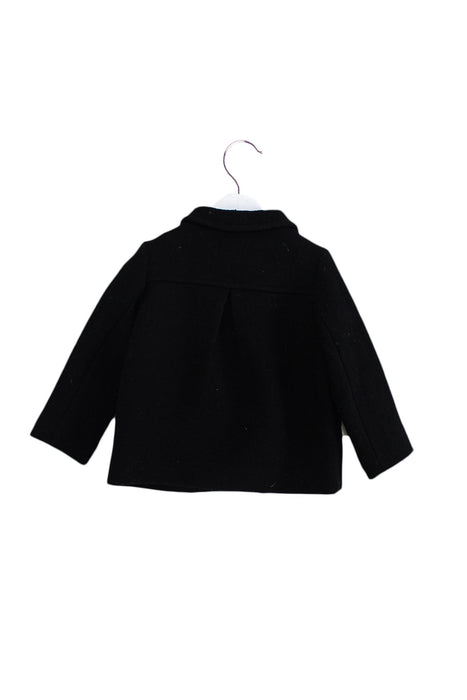 A Black Coats from Milly Minis in size 4T for girl. (Back View)