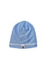 A Blue Beanies from BAPE KIDS in size 0-3M for boy. (Front View)