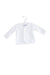 A White Cardigans from Laranjinha in size 0-3M for neutral. (Front View)